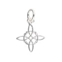 Small Witch's Knot Pendant in 925 Sterling Silver