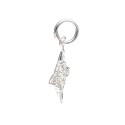 Small Witch's Knot Pendant in 925 Sterling Silver