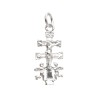 Ciondolo Croce di Caravaca Grande in Argento Sterling 925
