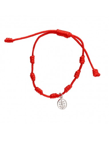 Pulseira dos 7 Nós de Proteção e Cruz...