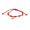 Bracelet 7 nœuds de protection et arbre de vie en argent 925