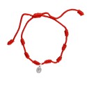 Bracelet des 7 nœuds de protection et du miracle en argent 925