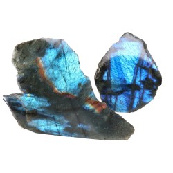 Lastre di Labradorite con Base Lucidata