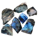 Labradorite Plates with Polished Base