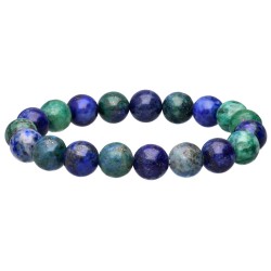 Bracciale in Azurite Malachite Naturale 10mm