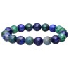 Pulseira de malaquite azurite natural 10mm