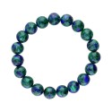 Azurite with Malachite Bracelet 10mm