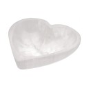 Taça média com coração de selenite
