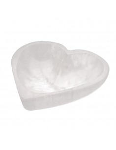 Medium Selenite Heart Bowl