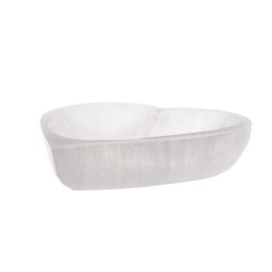 Medium Selenite Heart Bowl