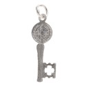 Colgante Llave de San Benito Pequeña en Plata de Ley 925