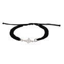 Witch Knot Rope Bracelet in Sterling Silver 925