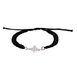 Witch Knot Rope Bracelet in Sterling Silver 925