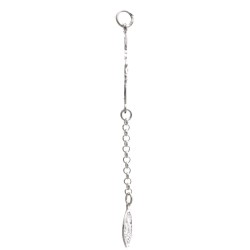 Pendente Lungo Nodo di Strega e Tetragramma in Argento Sterling 925