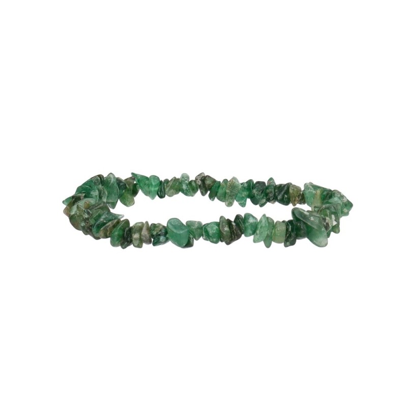 Bracciale Chip Piccolo in Giada Verde/