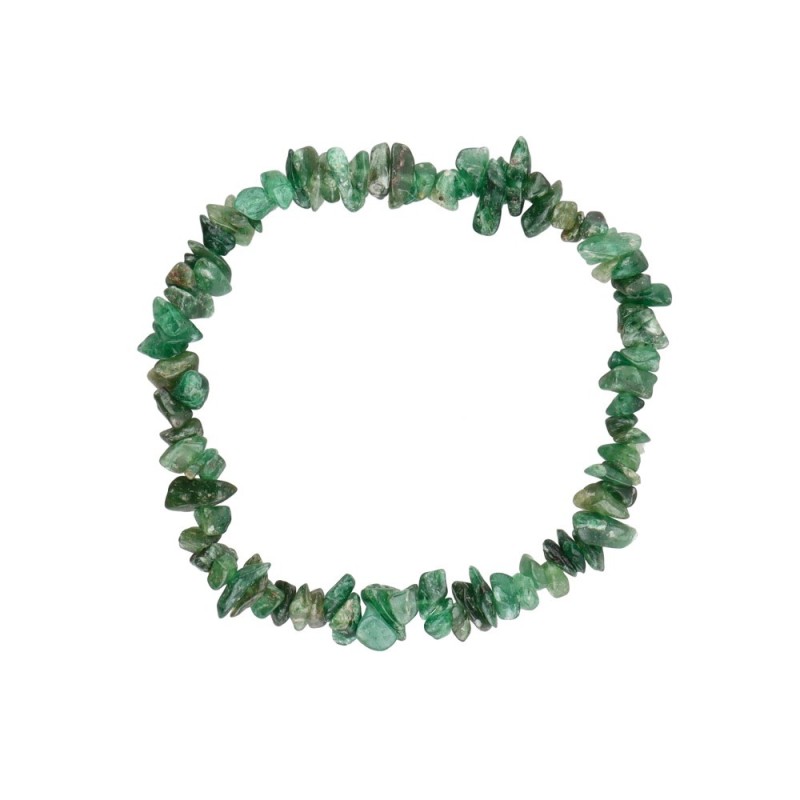 Bracciale Chip Piccolo in Giada Verde/