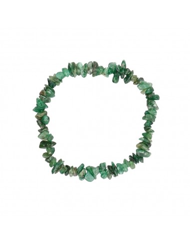 Small Green Jade Chip Bracelet