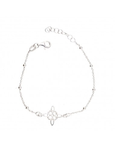 Bracelet en argent 925 avec nœud de...