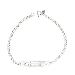 Bracelet Atlantean Symbol in Sterling Silver 925
