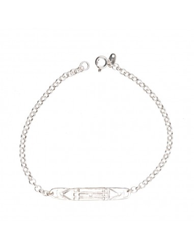 Pulsera Simbolo Atlante in Argento...
