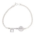 Pulsera Llave De La Cortada en Plata de Ley 925