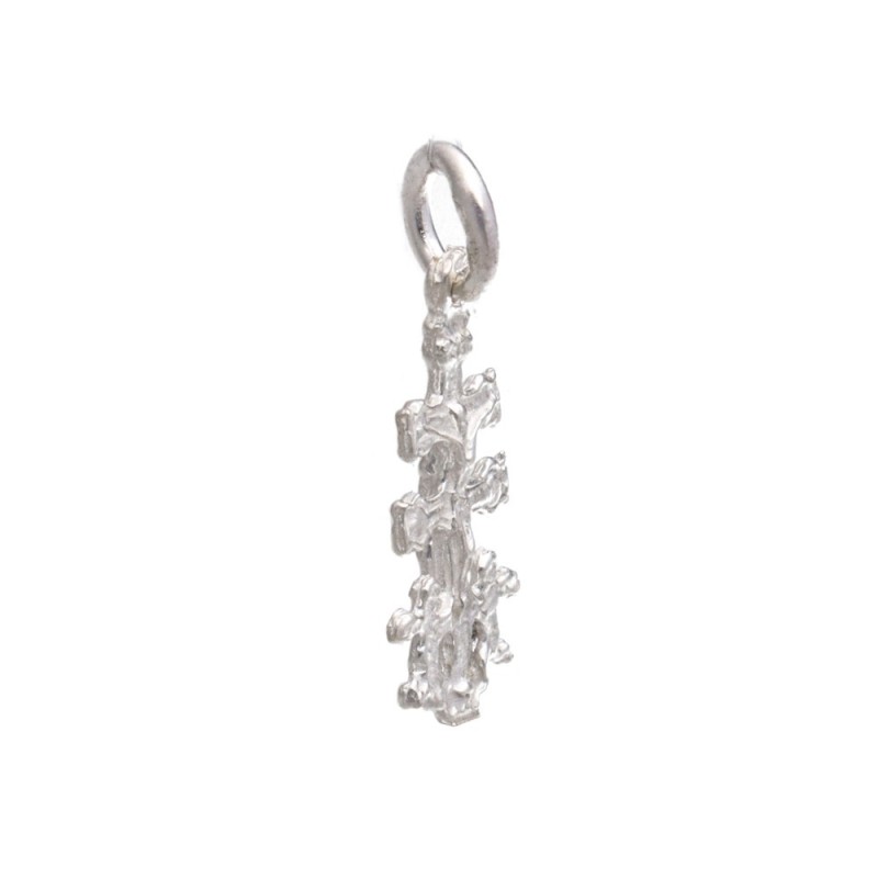 Ciondolo Croce di Caravaca Media in Argento Sterling 925