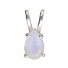Pendente Goccia Mini in Pietra Luna Facettata in Argento Sterling 925