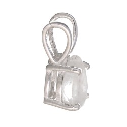 Pendente Goccia Mini in Pietra Luna Facettata in Argento Sterling 925