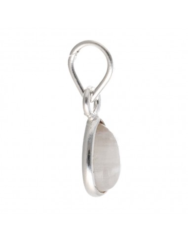 Mini Moonstone Drop Pendant in 925...