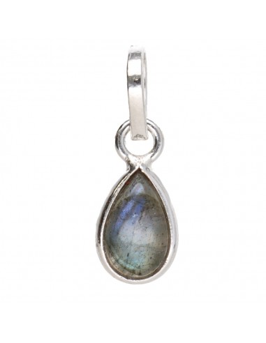 Mini pendentif Labradorite en argent 925