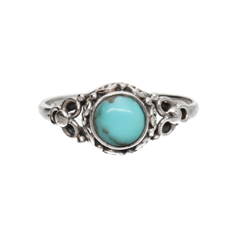Anello Bohemio in Turchese in Argento Sterling 925
