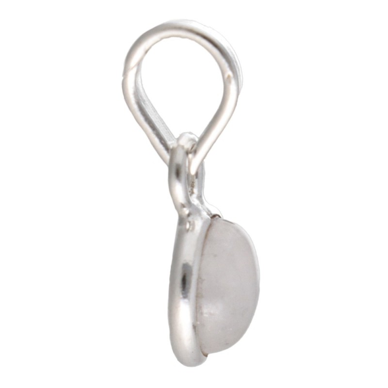 Pendente Cerchio Mini in Pietra di Luna in Argento Sterling 925