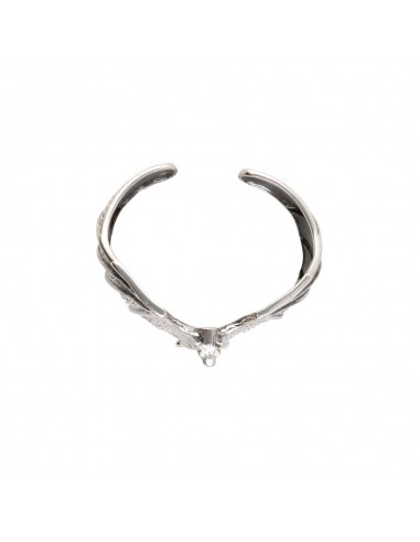 Brazalete Murciélago Grande en Plata...