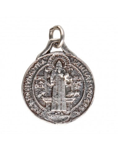 Medal of St. Benedict in 925 Sterling...
