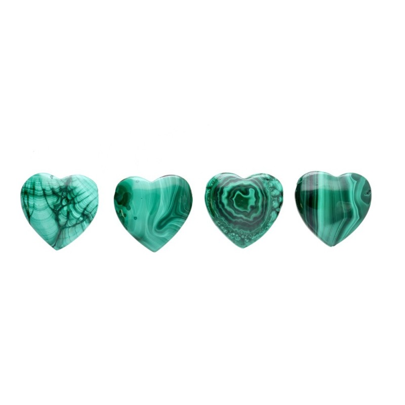 Ciondolo Cuore Grande di Malachite