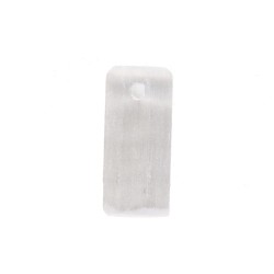 Pendente di Selenite Rettangolare con Foro