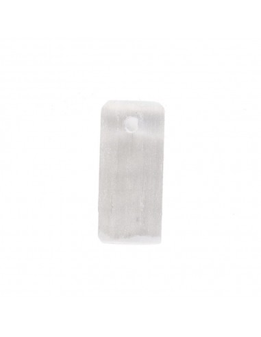 Pendente rettangolare di Selenite con...