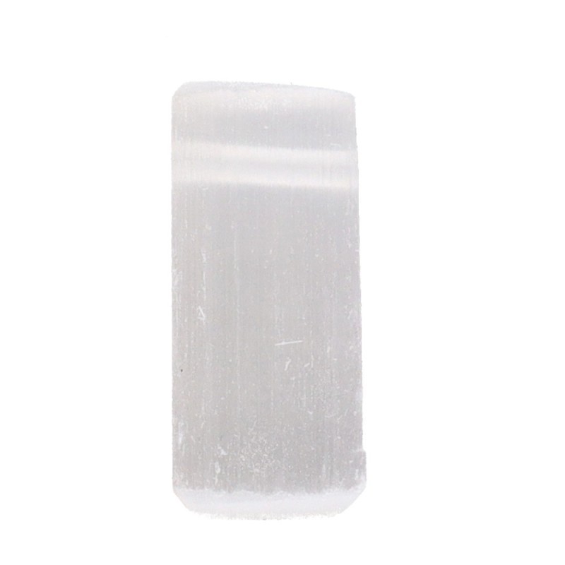 Pendente di Selenite Rettangolare con Foro