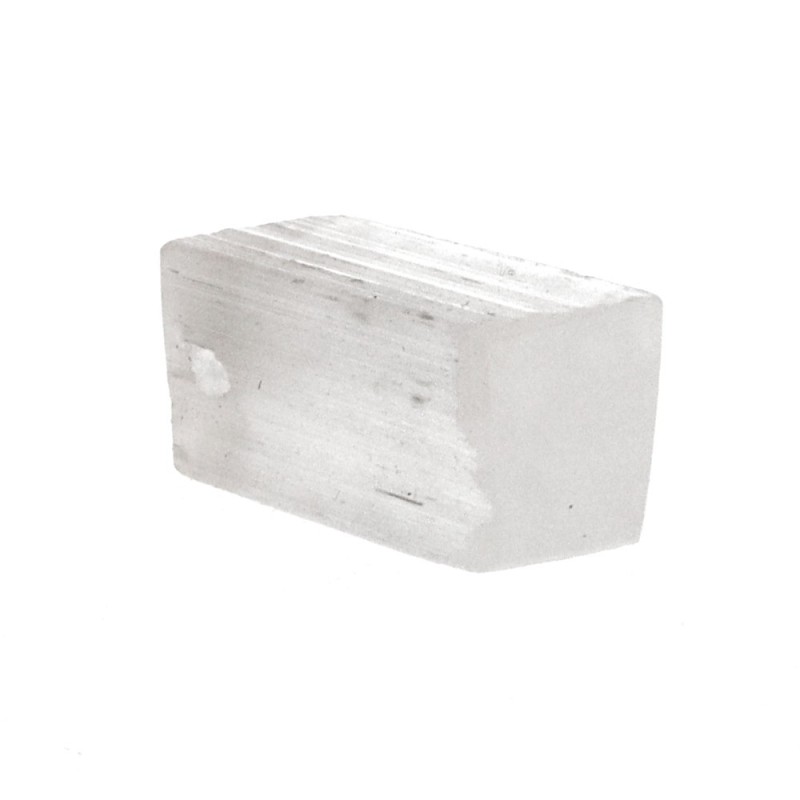 Pendente di Selenite Rettangolare con Foro