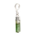 Pendente in Tormalina Verde Grezza in Argento Sterling 925 -B