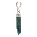 Ciondolo in Tormalina Blu Grezza in Argento Sterling 925 -B