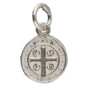 Mini Saint Benedict Medal in 925 Sterling Silver