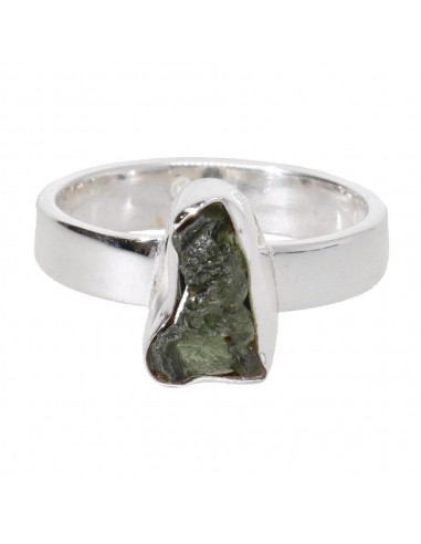 Anello di Moldavite in Argento...