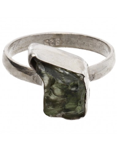 Anello di Moldavite in Argento...