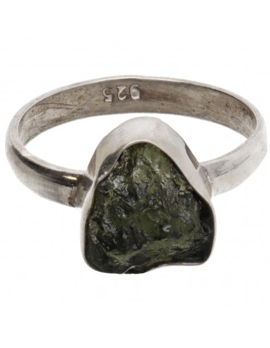 Bague en argent 925 Moldavite (2 -...