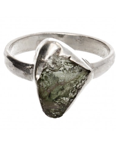Anello di Moldavite in Argento...