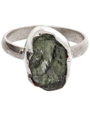 Moldavite Ring in 925 Sterling Silver...
