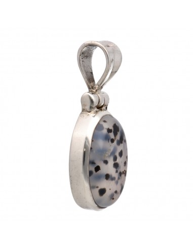 Dendritic Agate Pendant in 925...