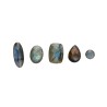 Cabochon di Labradorite Faccettata