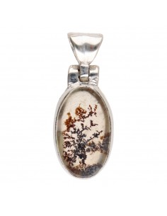 Pendentif ovale en agate...